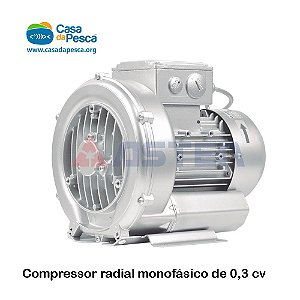 COMPRESSOR ASTEN RADIAL MONOFÁSICO 0,3 CV