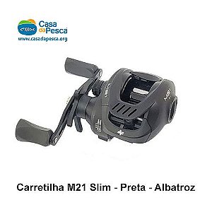 CARRETILHA M21 SLIM - PRETA - DIREITA - ALBATROZ