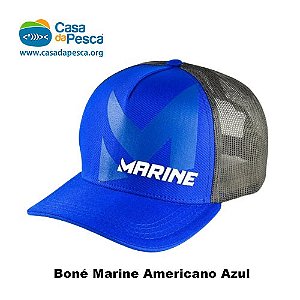 BONÉ MARINE AMERICANO AZUL