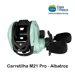 CARRETILHA M21 PRO – MINT GREY - ESQUERDA - ALBATROZ