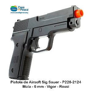 PISTOLA DE AIRSOFT SIG SAUER - P226-2124 - MOLA - 6 MM - VIGOR - ROSSI