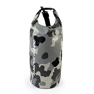 BOLSA CAMPBAG - CINZA CAMUFLADO - 15 LITROS - ALBATROZ