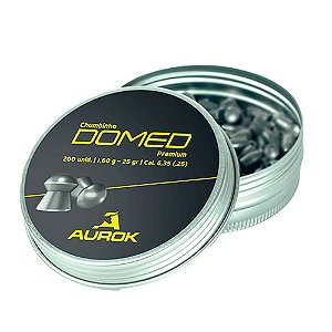 CHUMBINHO AUROK DOMED PREMIUM - CALIBRE 6.35 MM - C/200