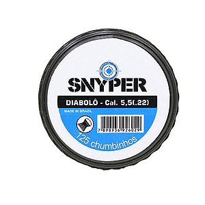 CHUMBINHO SNYPER DIABOLÔ - CALIBRE 5.5 MM - C/125