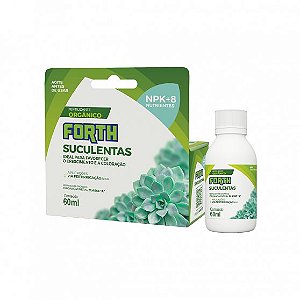 Adubo Fertilizante Forth Suculentas concentrado 60 ml.