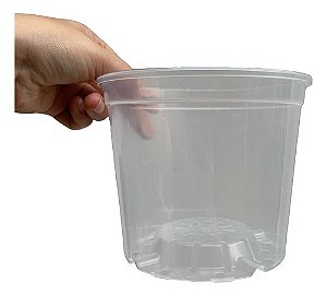 VASO TRANSPARENTE 14 CM - KIT 8