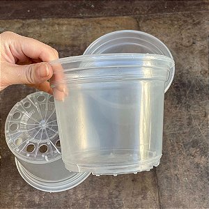 VASO TRANSPARENTE 14 CM - KIT 50