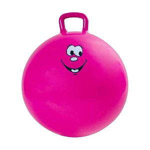 Bola de Saltar Infantil Rosa 45cm Liveup Sports