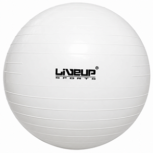 Bola Suíça de Pilates 65cm Branca