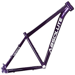 Quadro MTB 29 Absolute Nero 6 Roxo Alumínio 6061 Cabeamento Interno