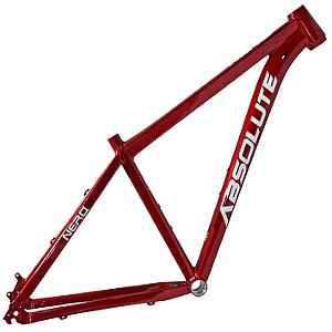 Quadro MTB 29 Absolute Nero 6 Vermelho Alumínio 6061 Cabeamento Interno