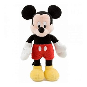 Mickey de Boneco de Pelúcia Disney 33cm com Som