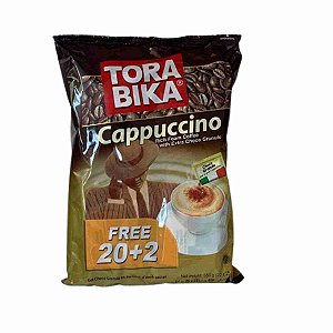 Capuccino Instantâneo Tora Bika com 20 Sachês Preparo Cremoso 500g