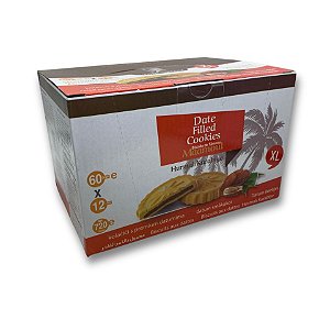 Biscoito de Tâmara Maamoul caixa com 12 unidades 720g Tomoorcom