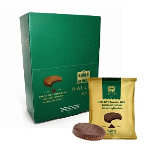 Chocolate Flavoured Sable caixa com 24 und. 70g Importado Hallab