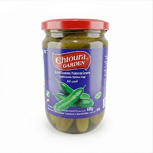 Pepino em Conserva no Vinagre 600g Chtoura Garden