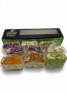 Mix Nougat Doce Árabe Premium Baraka 250g - 9 unidades