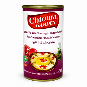 Babaghannouj Pasta de Berinjela 370g Chtoura Garden