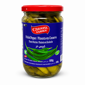 Pimenta em Conserva 500g Chtoura Garden