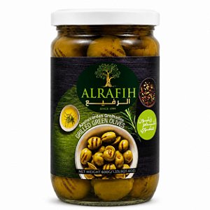 Azeitona Grelhada Al Rafih 600g Importada Líbano