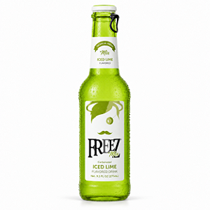 Bebida Gaseficada Freez Kiwi e Limão 275ml importada Zero Alcool