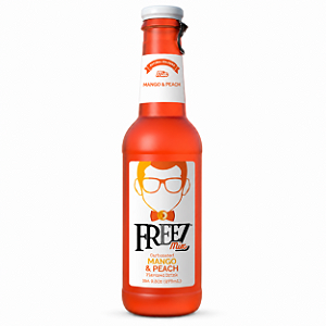 Freez Mix Mango Peach Manga Pêssego Bebida Zero Álcool 275ml