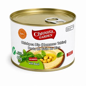 Pasta de Grão-de-Bico (Homus Tahina) com Manjericão Chtoura Garden 420g