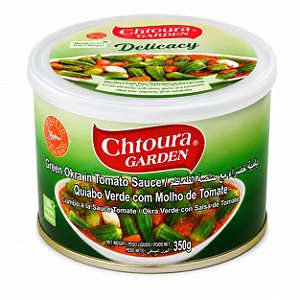 Quiabo Verde com Molho de Tomate Chtoura Garden 350g Importado do Líbano