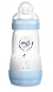 Mamadeira Easy Start Anticólica 260ml Azul - MAM
