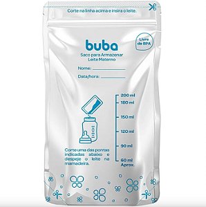 Saco para Armazenar Leite Materno 25un - Buba