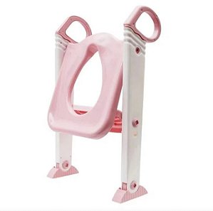 Assento Redutor com Escada Rosa - Buba
