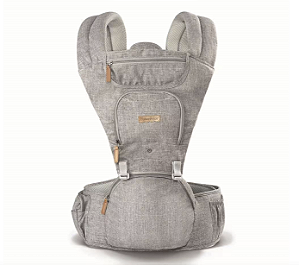 Canguru Para Bebê Hipseat Cinza - Fisher Price