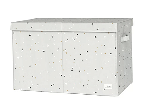 Organizador de Brinquedos Retangular Reciclado Terrazzo Verde - 3 Sprouts