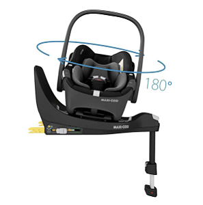 Bebê Conforto Pebble com Base FamilyFix 360 Essential Black - Maxi Cosi