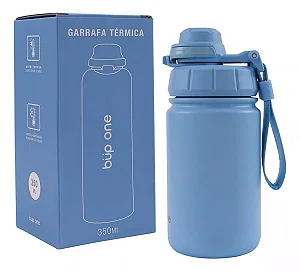 Garrafa Térmica 350ml Easy Open Azul Claro - Büp One