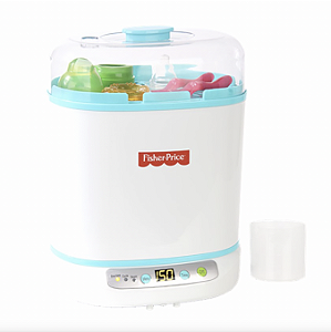 Esterilizador Digital de Mamadeiras e Brinquedos e Cozimento de Alimentos a Vapor – Fisher Price