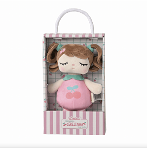 Boneca MINI Angela Frutas Cerejinha - Metoo (Personalizável com nome)
