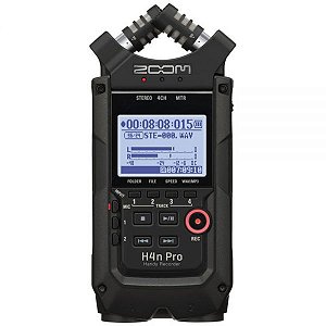 Gravador De Audio Zoom H4N Pro - Preto