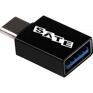 Adaptador Otg Satellite Usb-C Para Usb - Preto