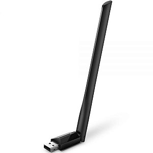 Adaptador Usb Tp-Link Archer T2U Plus Ac600 Dual Band - Preto