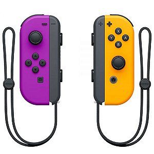 Controle para Nintendo Switch Joy-Con (L/R) - Neón Purple/Orange