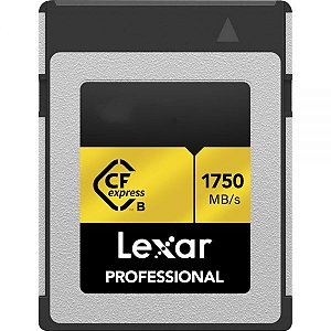 Memória Cfexpress Tipo B Lexar Professional Gold Series 1750-1000 Mb/S