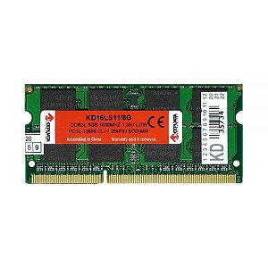Memória Ram Ddr3L So-Dimm Keepdata 1600 Mhz 8 Gb Kd16Ls11/8G