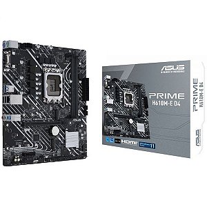 Placa Mãe Asus Prime H610M-E Lga 1700 Ddr4