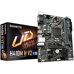 Placa Mãe Gigabyte H410M H V2 Lga 1200 Ddr4 Micro Atx