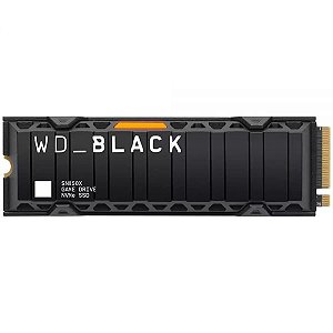 Ssd M.2 Nvme Western Digital Wd_Black Sn850X 7300-6600 Mb/S 1 Tb Com Dissipador (Wds100T2Xhe)
