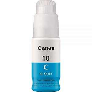 Frasco De Tinta Canon Gi-10 - Ciano 70Ml