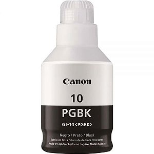 Frasco De Tinta Canon Gi-10 - Preto 170Ml