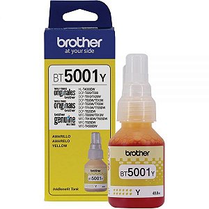 Frasco De Tinta Brother Bt5001Y - Amarelo 48.8Ml