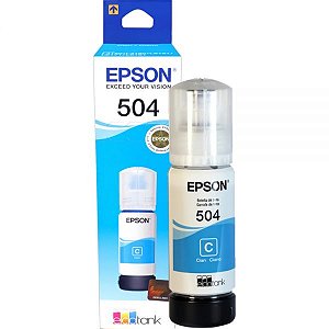Frasco De Tinta Epson T544 - Ciano 65Ml